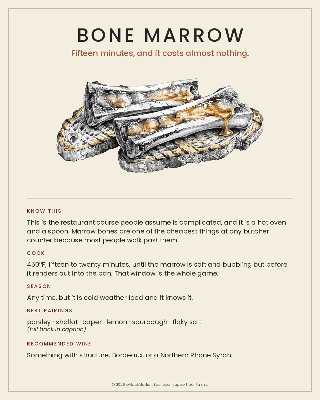 MackFoodie Bone Marrow card