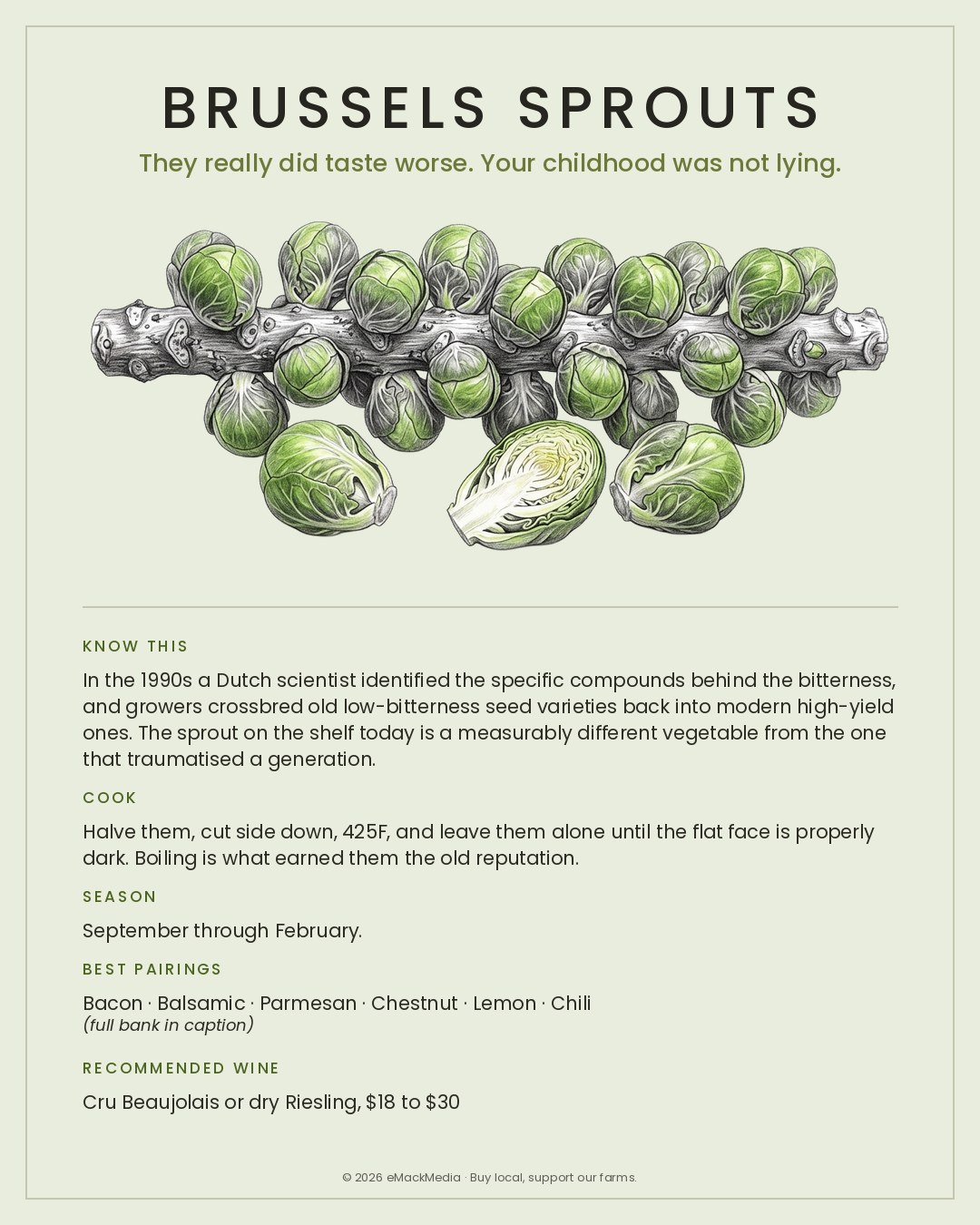 MackFoodie Brussels Sprouts card