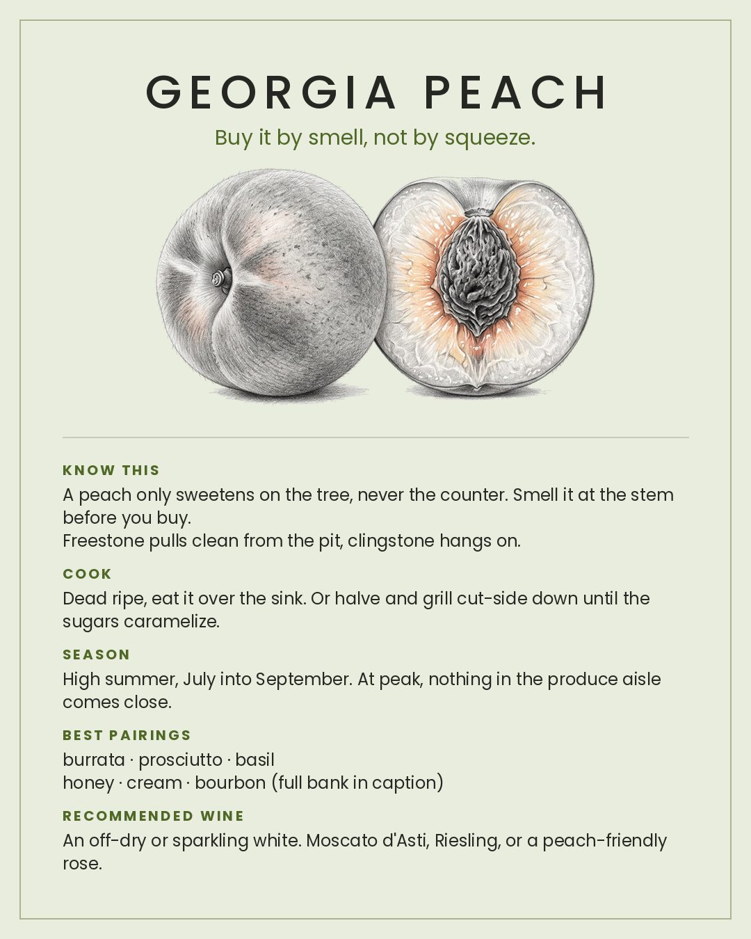MackFoodie Georgia Peach card