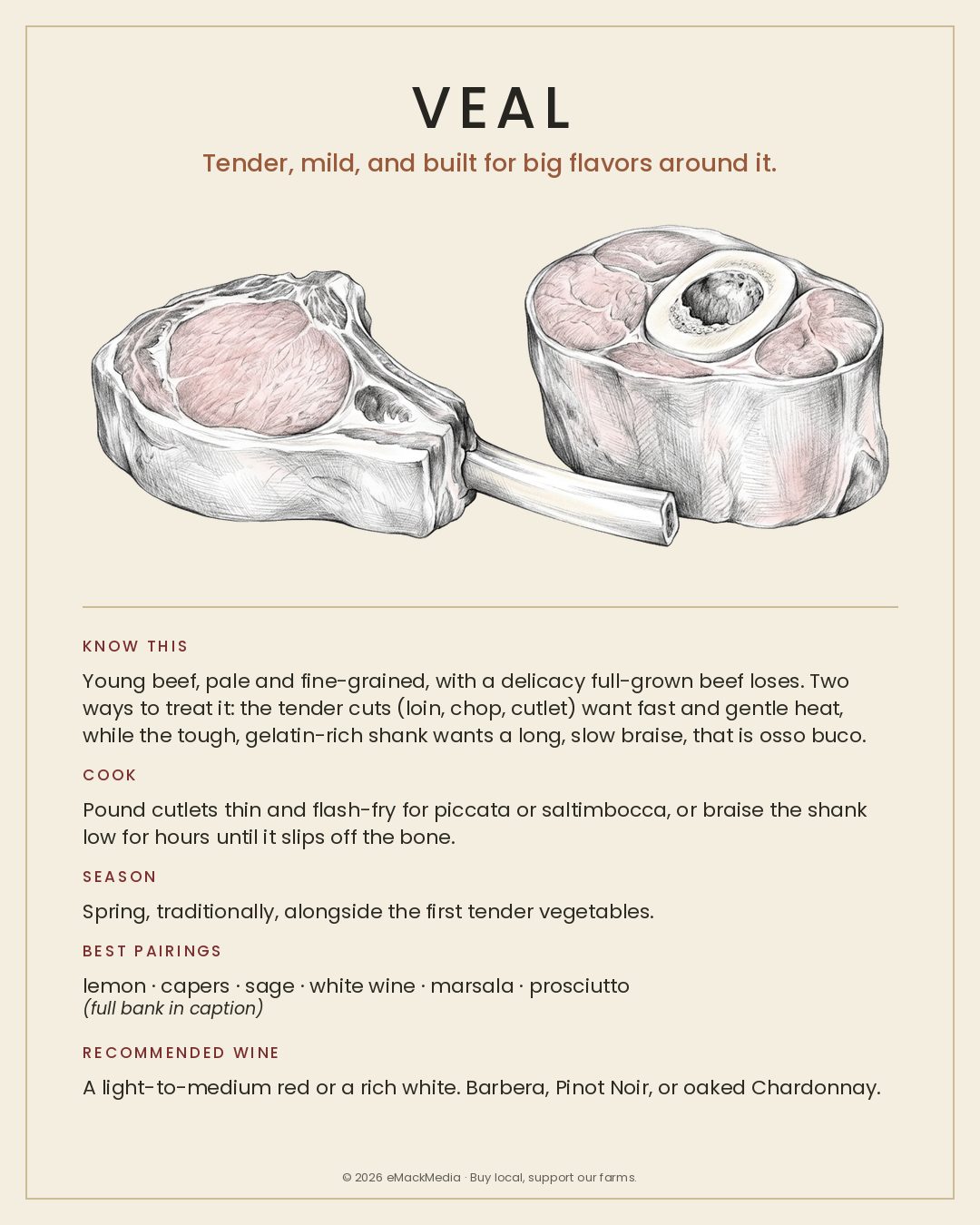 MackFoodie Veal card