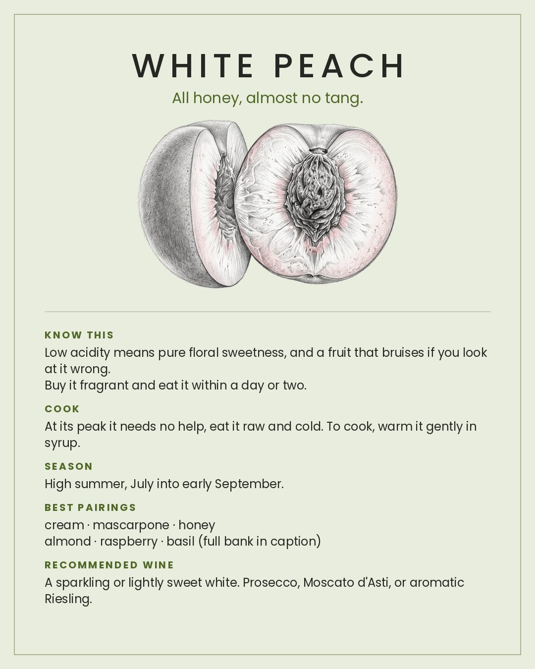 MackFoodie White Peach card